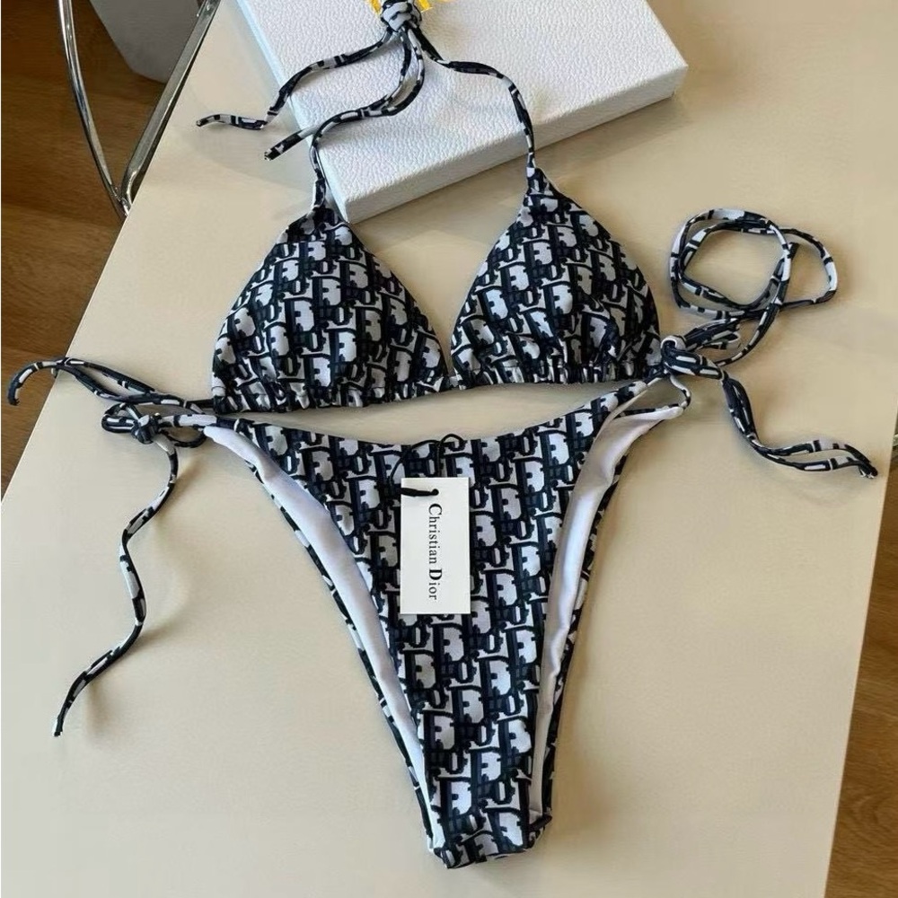 Dior Black and White Bikini